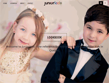 Tablet Screenshot of juniorkids.ca